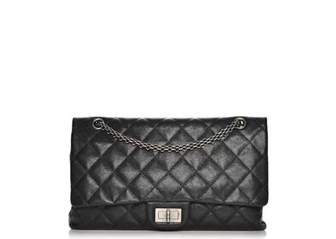 Chanel Reissue 2.55 Flap Quilted Diamond 227 Black 